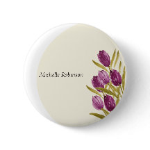 Elégant Aquarelle Tulipe Fleurs