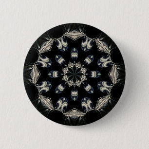 Badge Rond 5 Cm Elégant Mandala