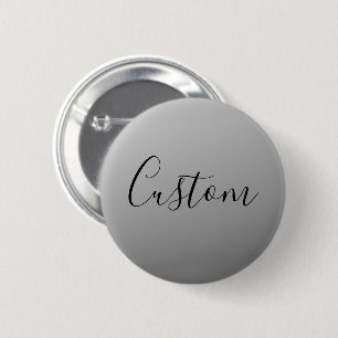 Badge Rond 5 Cm Élégant script moderne modifiable écriture de text