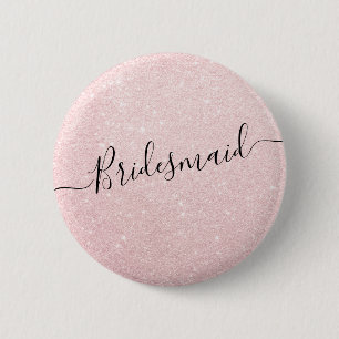 Badge Rond 5 Cm Élégante et moderne femme d'parties scintillant 