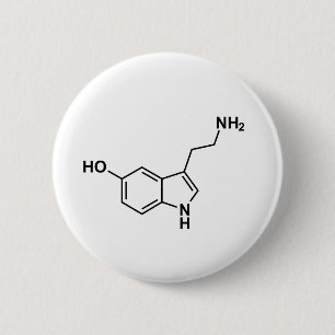 Badge Rond 5 Cm élément du symbole scientifique de la formule ch