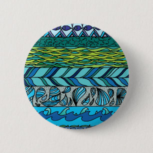 Badge Rond 5 Cm Éléments de l'eau