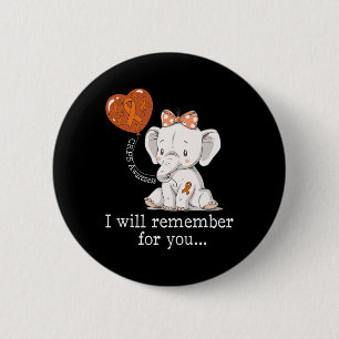 Badge Rond 5 Cm Eléphant de sensibilisation aux Crps