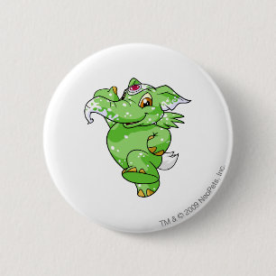 Badge Rond 5 Cm Elephante a tacheté
