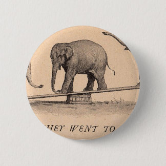 Badge Rond 5 Cm éléphants de cirque