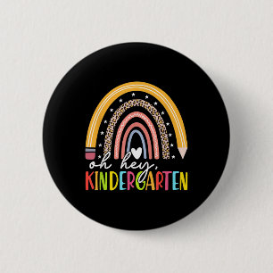 Badge Rond 5 Cm Élèves de la rentrée scolaire Enseignant Arc-en-ci