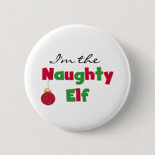 Badge Rond 5 Cm Elf vilain