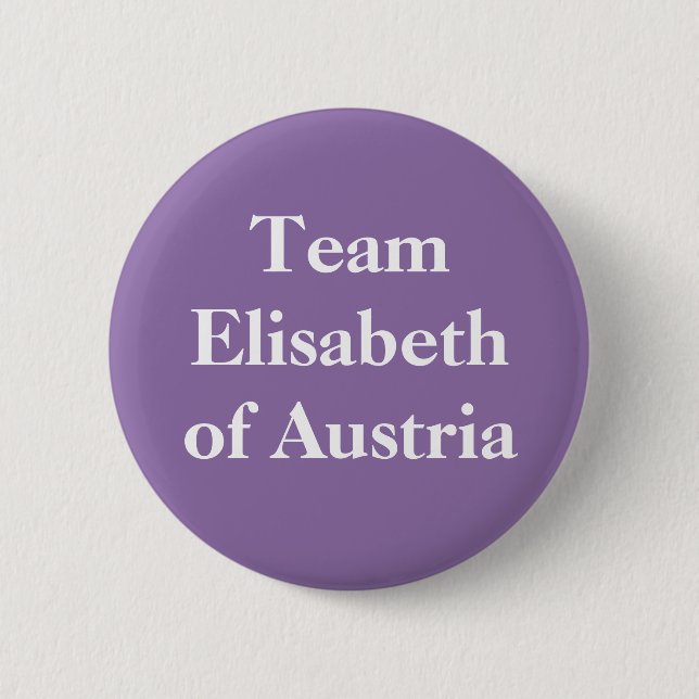 Badge Rond 5 Cm Elisabeth d'Autriche (Devant)