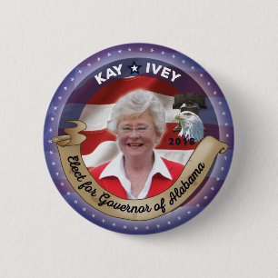 Badge Rond 5 Cm Élisez Kay Ivey pour le gouverneur de l'Alabama -