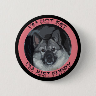 Badge Rond 5 Cm Elkhound