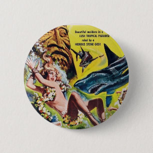 Badge Rond 5 Cm Elle dieux du bouton 2 (fille une) de film de Reff