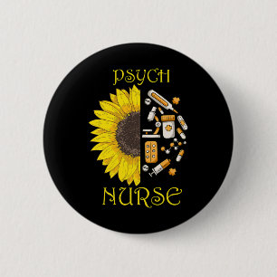Badge Rond 5 Cm Elle Est Devenue Une Infirmière Psychiatrique Psyc