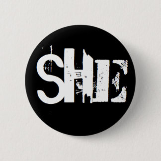 Badge Rond 5 Cm "Elle" est mon pronom