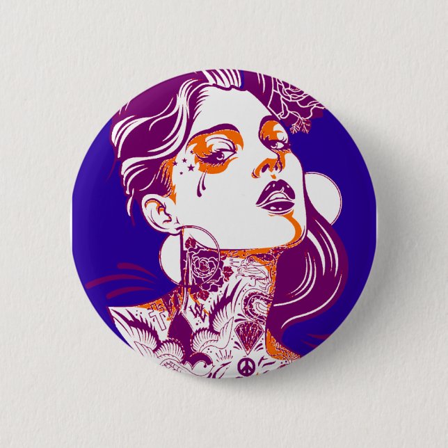BADGE ROND 5 CM ELLE L'IMAGE (Devant)