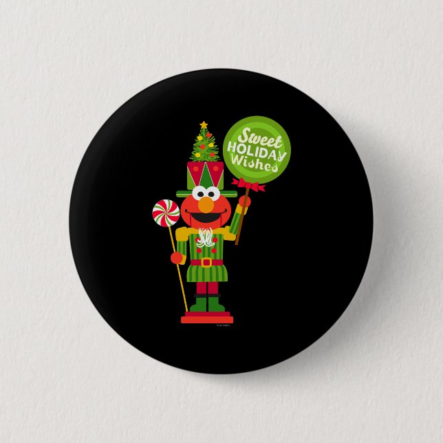 Badge Rond 5 Cm Elmo Nutcracker  (Devant)