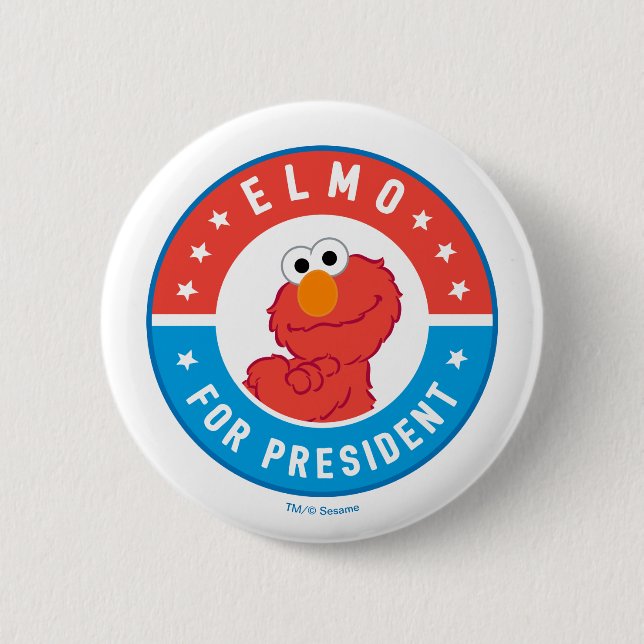 Badge Rond 5 Cm Elmo pour l'insigne du président (Devant)