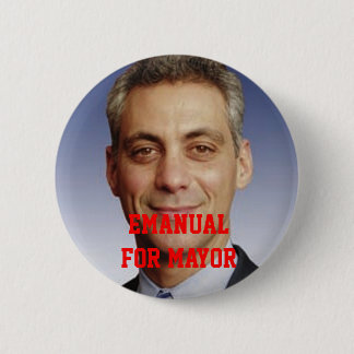Badge Rond 5 Cm Emanual pour le maire