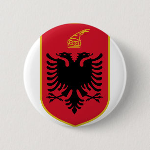 Badge Rond 5 Cm emblème albanique