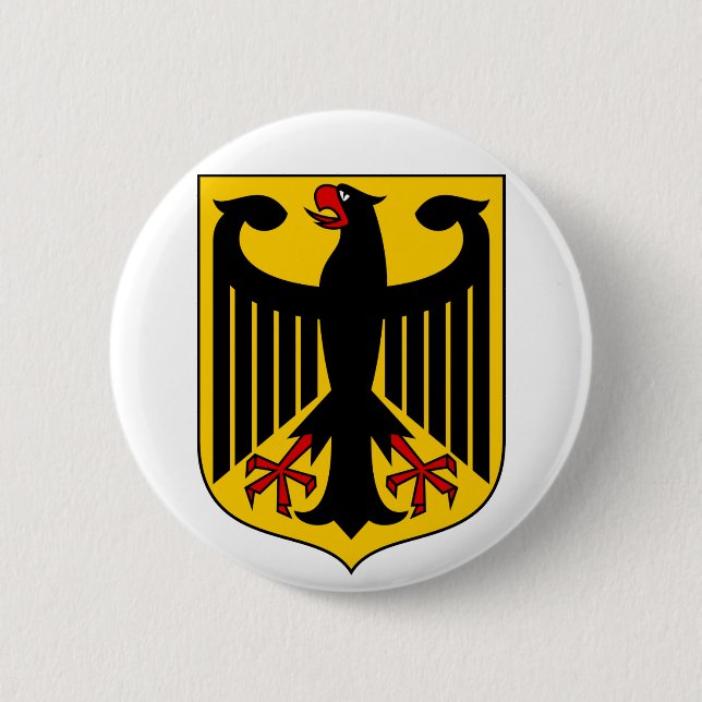 Badge Rond 5 Cm emblème allemand (Devant)