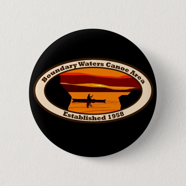 Badge Rond 5 Cm Emblème BWCA (Devant)