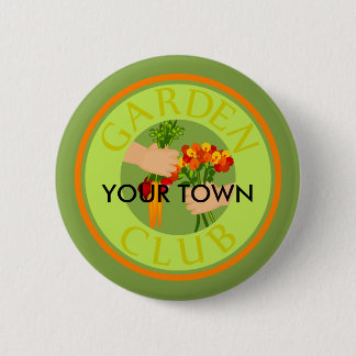 Badge Rond 5 Cm Emblème de club de jardin