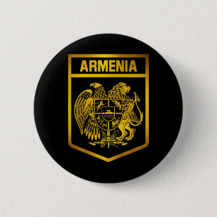 Badge Rond 5 Cm Emblème de l'Arménie