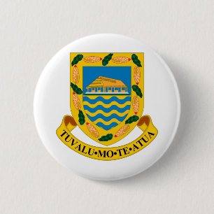 Badge Rond 5 Cm emblème de tuvalu
