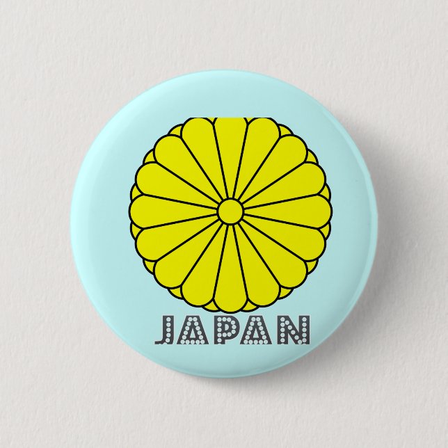 Badge Rond 5 Cm Emblème japonais (Devant)