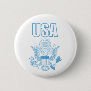 Badge Rond 5 Cm emblème national des États-Unis