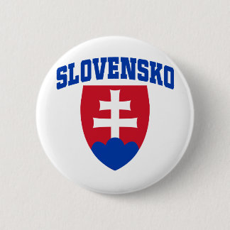 Badge Rond 5 Cm Emblème slovaque