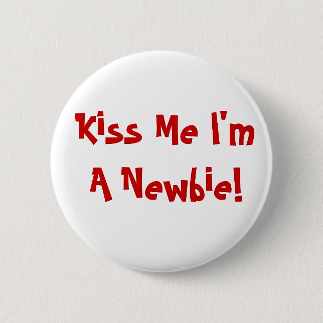 Badge Rond 5 Cm Embrassez-moi BOUTON (Devant)