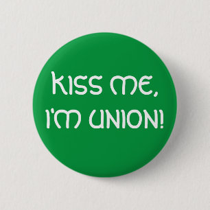 Badge Rond 5 Cm EMBRASSEZ-MOI, je suis UNION ! bouton