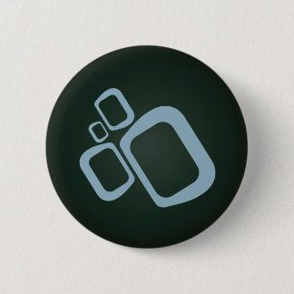 Badge Rond 5 Cm Émergent Digitals - noir et bleu
