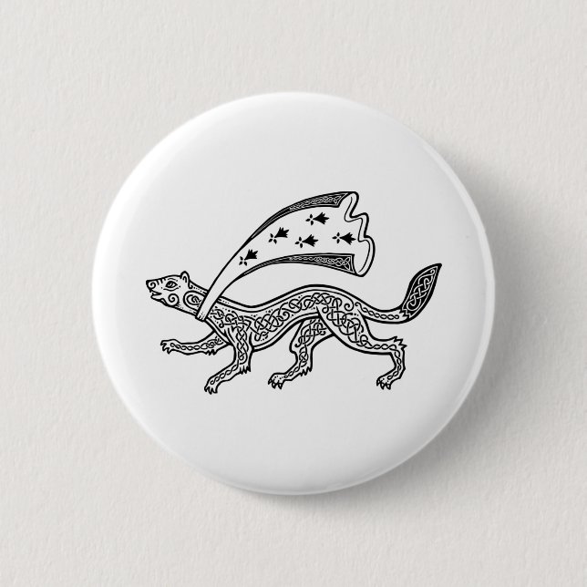 Badge Rond 5 Cm Émine bretonne (Devant)