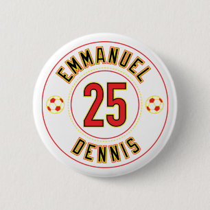 Badge Rond 5 Cm Emmanuel Dennis 25