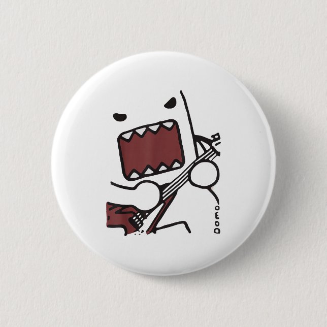 Badge Rond 5 Cm Emo Scence Guitar Domo Y2k Japanese  (Devant)