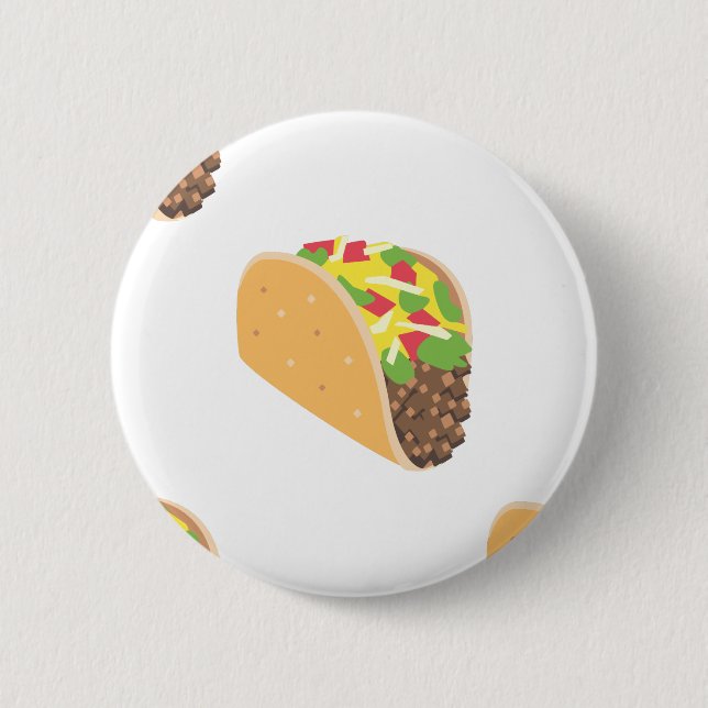 Badge Rond 5 Cm emoji taco (Devant)