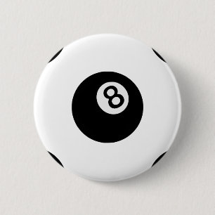 Badge Rond 5 Cm émoticône huit balles