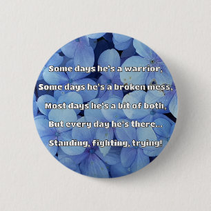 Badge Rond 5 Cm Empath Strength Positive Citation Encouragement
