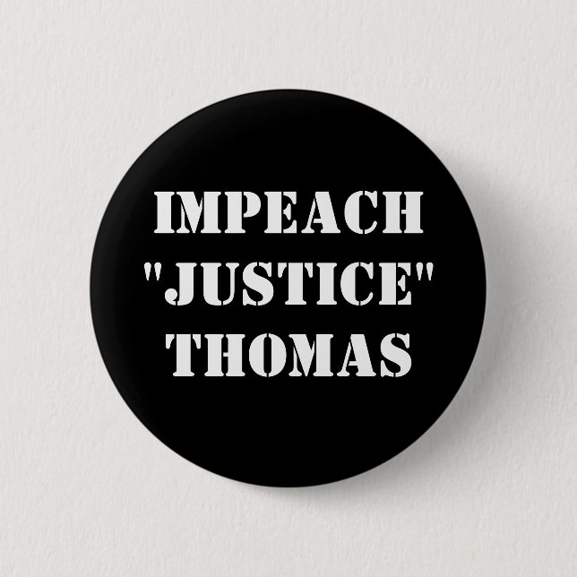 Badge Rond 5 Cm Empêcher "Justice" Thomas (Devant)