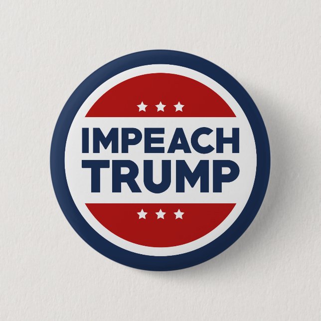 Badge Rond 5 Cm Empêcher Trump (Devant)