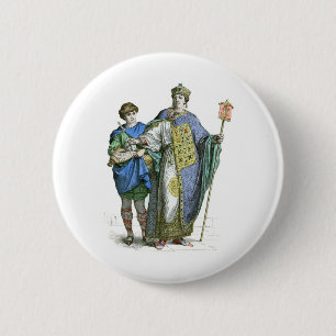 Badge Rond 5 Cm Empereur bizantin