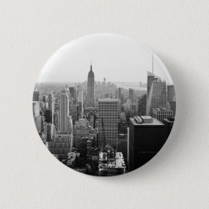 Badge Rond 5 Cm Empire States Building