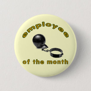 Badge Rond 5 Cm employee of the month