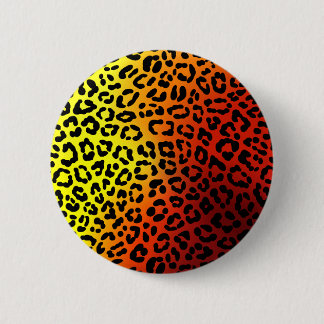 Badge Rond 5 Cm empreinte de léopard