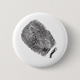Badge Rond 5 Cm Empreinte digitale