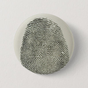 Badge Rond 5 Cm Empreinte digitale