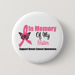 Badge Rond 5 Cm En mémoire de ma soeur
