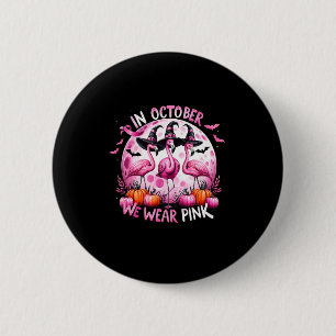 Badge Rond 5 Cm En Octobre Nous Portons Le Cancer Du Sein Rose Hal
