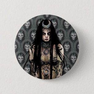 Badge Rond 5 Cm Enchanteresse du peloton   de suicide